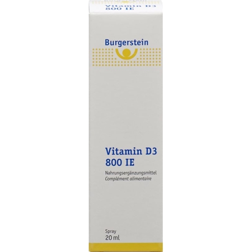 Burgerstein Vitamin D3 800 IU Spr 20 ml buy online