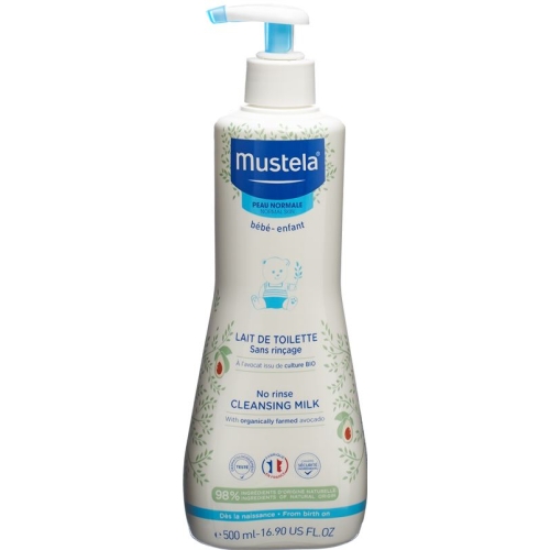 Mustela Reinigungsmilch Normale Haut O Abspül 500ml buy online