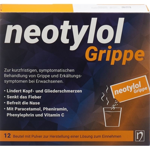 Neotylol Grippe Pulver Beutel 12 Stück buy online