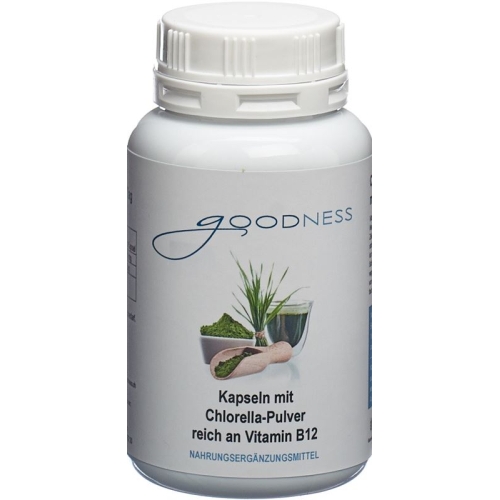 Goodness Chlorella Pulv Vit B12 Kapseln 600mg 90 Stück buy online