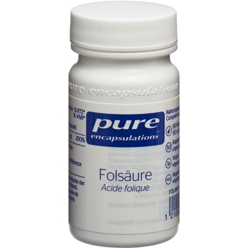 Pure Folsäure Kapseln Neu Dose 90 Stück buy online