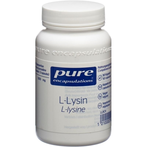 Pure L-lysin Kapseln Neu Dose 90 Stück buy online