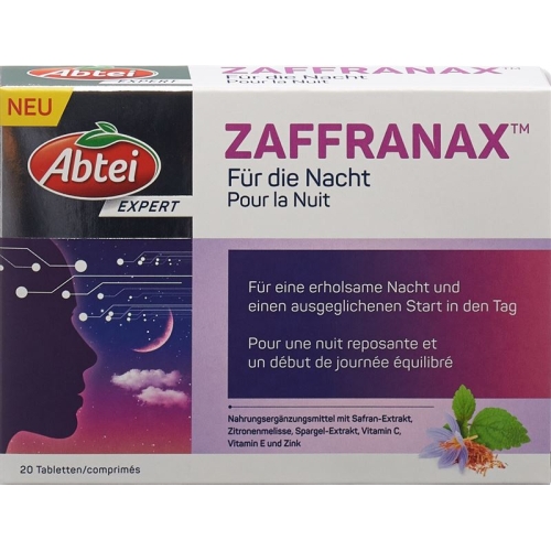 Abtei Zaffranax für die Nacht Tabletten 20 Stück buy online