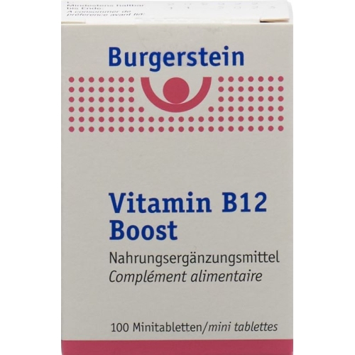 Burgerstein Vitamin B12 Boost Minitabletten 100 pieces buy online