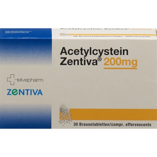 Acetylcystein Zentiva Brausetabletten 200mg 30 Stück buy online