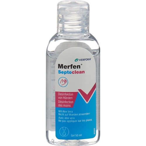 Merfen Septoclean Gel Bottle 50ml buy online