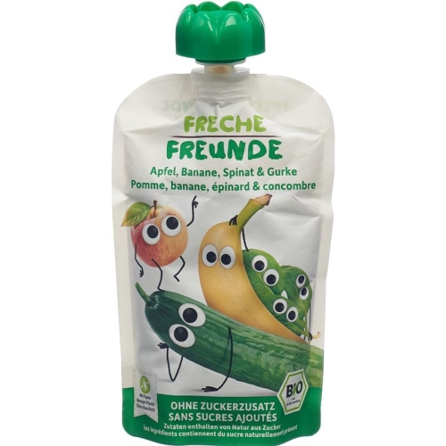 Freche Freunde Quetschmus Apf Ban Spin&gurk 100g buy online