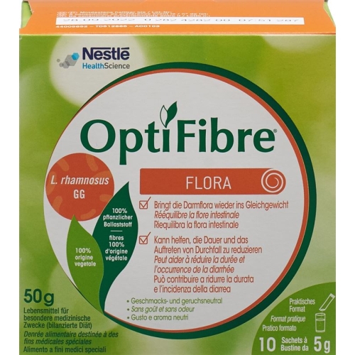 OptiFibre Flora Powder 10 sachets 5g buy online