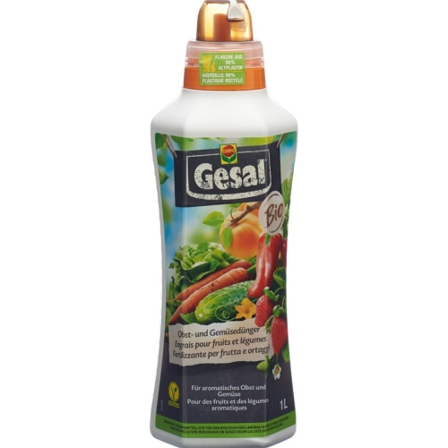 Gesal Obst- und Gemüsedünger Bio Flasche 1L buy online