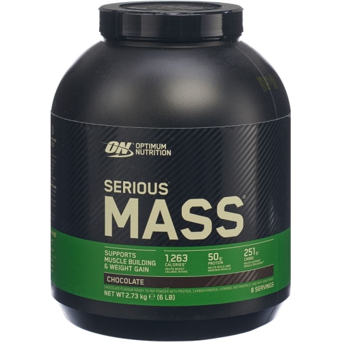 Optimum Serious Mass Chocolate 6lb Dose 2730g buy online