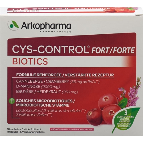 Cys-control Forte Biotics Beutel 15 Stück buy online