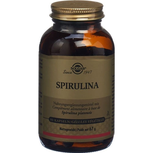 Solgar Spirulina Kapseln Dose 80 Stück buy online