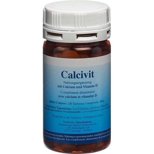 Calcivit Calcium und Vitamin D Tabletten Dose 150 Stück buy online