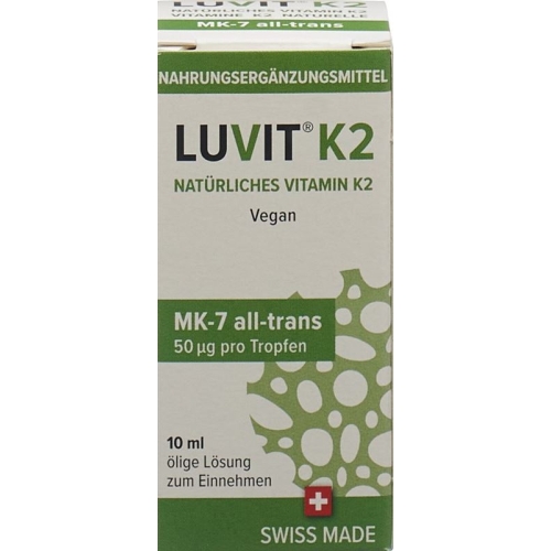 Luvit K2 Natürliches Vitamin Tropfflasche 10ml buy online