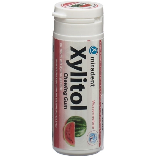 Miradent Xylitol Kaugummi Wassermelone Dose 30 Stück buy online