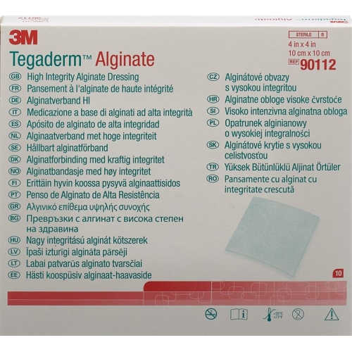 3M Tegaderm Alginat Kompresse 10x10cm (neu) 10 Stück buy online