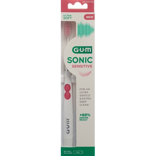 Gum Sonic Sensitive Elektr Zahnbuers Weiss buy online