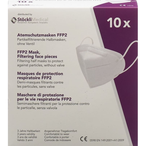 Stoecklimed Atemschutzmaske Ffp2 O Vent Chn 10 Stück buy online