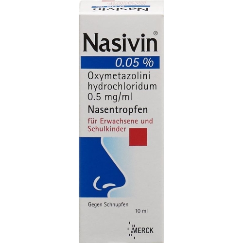 Nasivin Tropfen 0.05% Erwachsene 10ml buy online