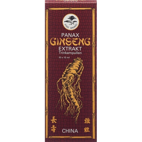 Panax Ginseng Lösung Trinkampullen 10 Stück buy online