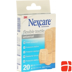 3M Nexcare Pflaster Textil Univ 3 Groess Ass 20 Stück