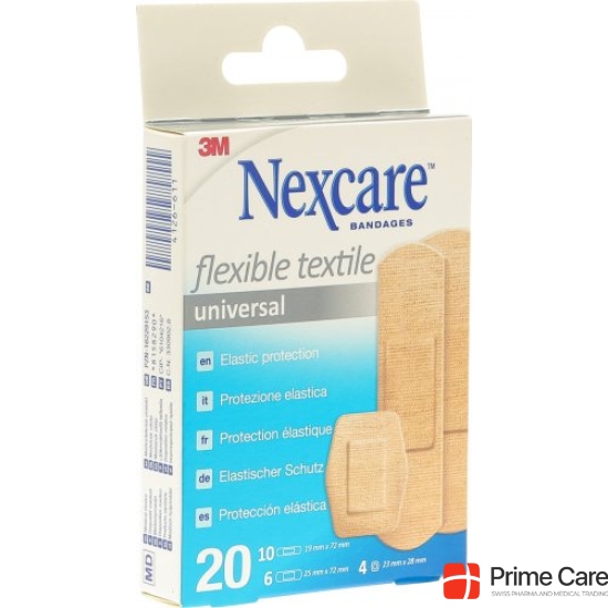 3M Nexcare Pflaster Textil Univ 3 Groess Ass 20 Stück buy online