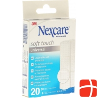 3M Nexcare Pflaster Soft Touch 3 Groess Ass 20 Stück