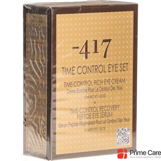 417 Time Control Eye Set Rich Eye Cream & Recovery Peptide Eye Serum 2 x 30 ml