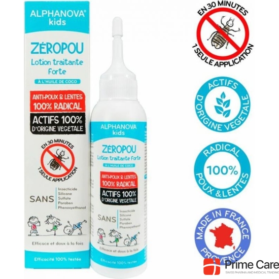 Alphanova Zeropou Lotion Forte Laeuse U Nissen 100ml buy online