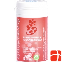 Biosana Astaxanthin Kapseln 4mg Dose 70 Stück