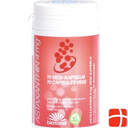 Biosana Astaxanthin Kapseln 4mg Dose 70 Stück