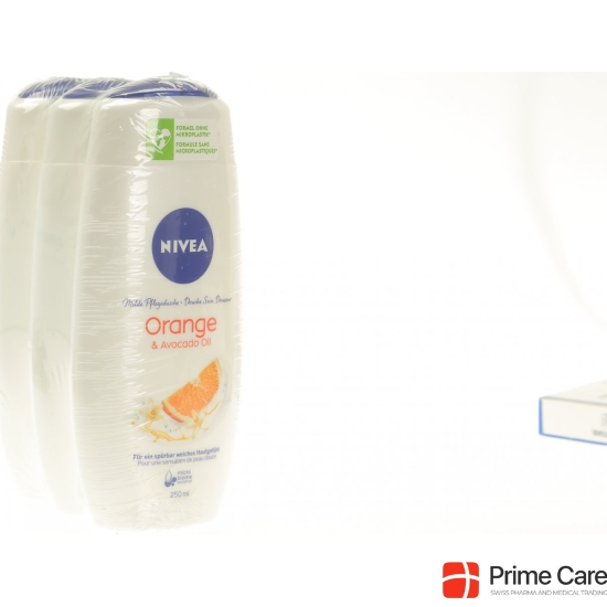 Nivea Cremedusche Care & Orange Happy Time 3für2 3x 250ml buy online