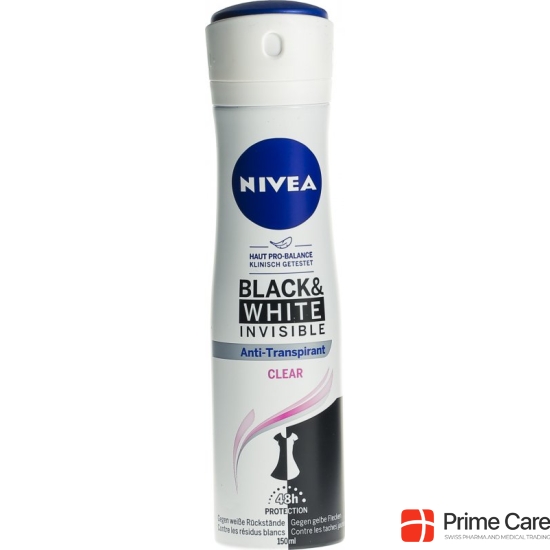 Nivea Deo Invis Bla&whi Spray Cle Fem Duo 2x 150ml buy online