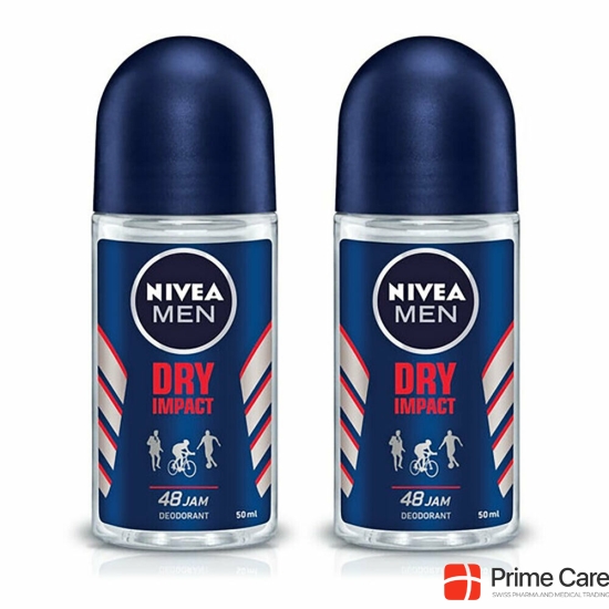 Nivea Men Roll-On Dry Impact Duo 2 Stück 50ml buy online