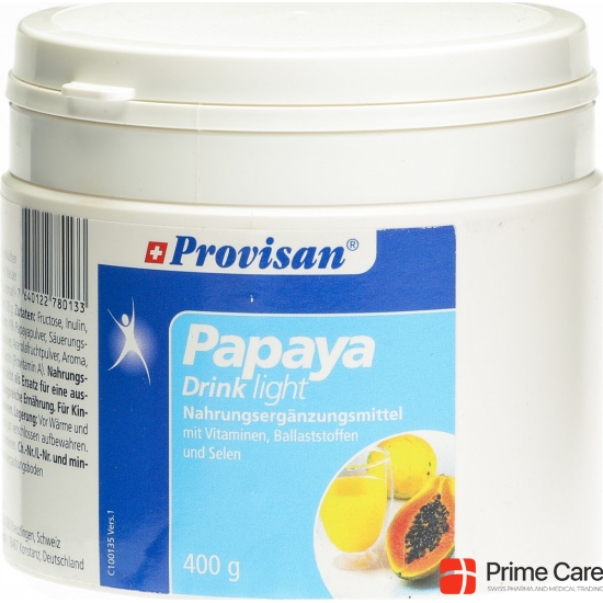 Provisan Papaya-Drink Light Pulver Dose 400g buy online