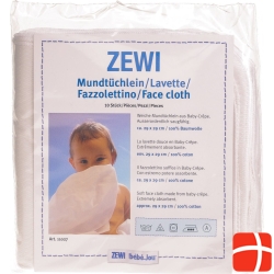 Zewi Baby Crepe Mundtuechlein 29x29cm 10 Stück