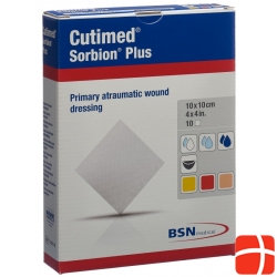 Cutimed Sorbion Plus 10x10cm 10 pcs