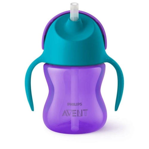 Avent Philips Straw Cup 200ml Girl Purple buy online