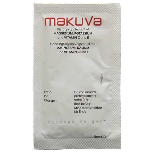 Makuva Orangengeschmack Mg K Vit C & E 30x 6.5g buy online