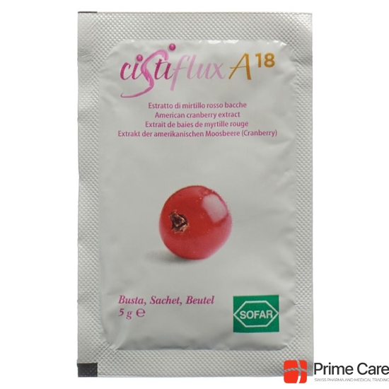 Cistiflux A18 Nahrungsergaenz Cranberry 14 Beutel 5g buy online