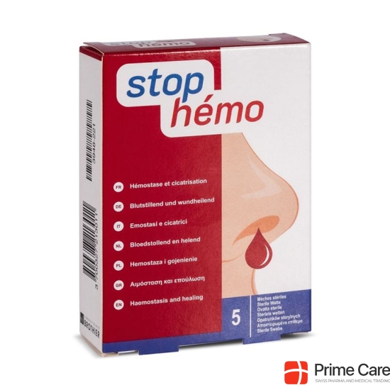 Stop Hemo Steller Watte 12x5 Stk buy online