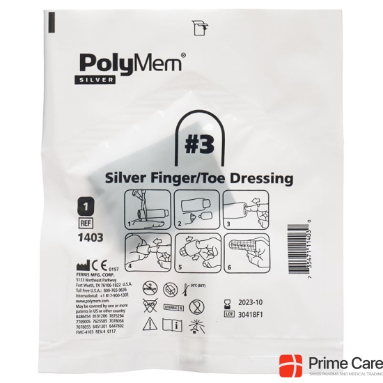 Polymem Fingerver Silver Large Hydroakt No.3 6 Stück buy online