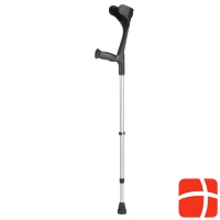 Ossenberg crutch alu / black hard handle 140kg 1 pair
