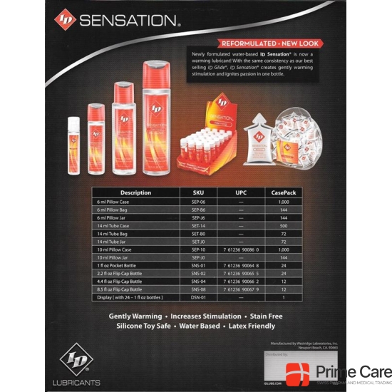 Id Sensation Wärmendes Gleitmittel Flasche 130ml buy online