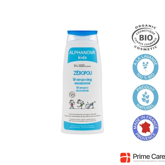 Alpha Nova kids ZEROPOU shampooing préventif 200 ml