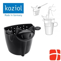 Herboristeria Tea Strainer Koziol Miaou Black
