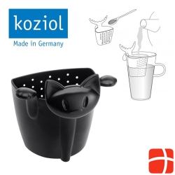 Herboristeria Tea Strainer Koziol Miaou Black