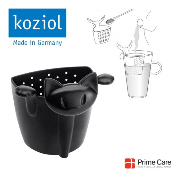 Herboristeria Tea Strainer Koziol Miaou Black buy online