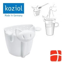 Herboristeria Tea Strainer Koziol Miaou White