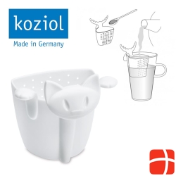 Herboristeria Tea Strainer Koziol Miaou White